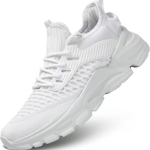 Men's's Running Shoes, Non Slip, Breathable, Lightweight Fashion Sneakers, Slip Resistant Athletic Sports Walking Gym Work Shoes