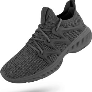 Men's's Slip on Walking Shoes Ultra Light Breathable Non Slip Running Shoes Casual Fashion Sneakers Mesh Workout Sports